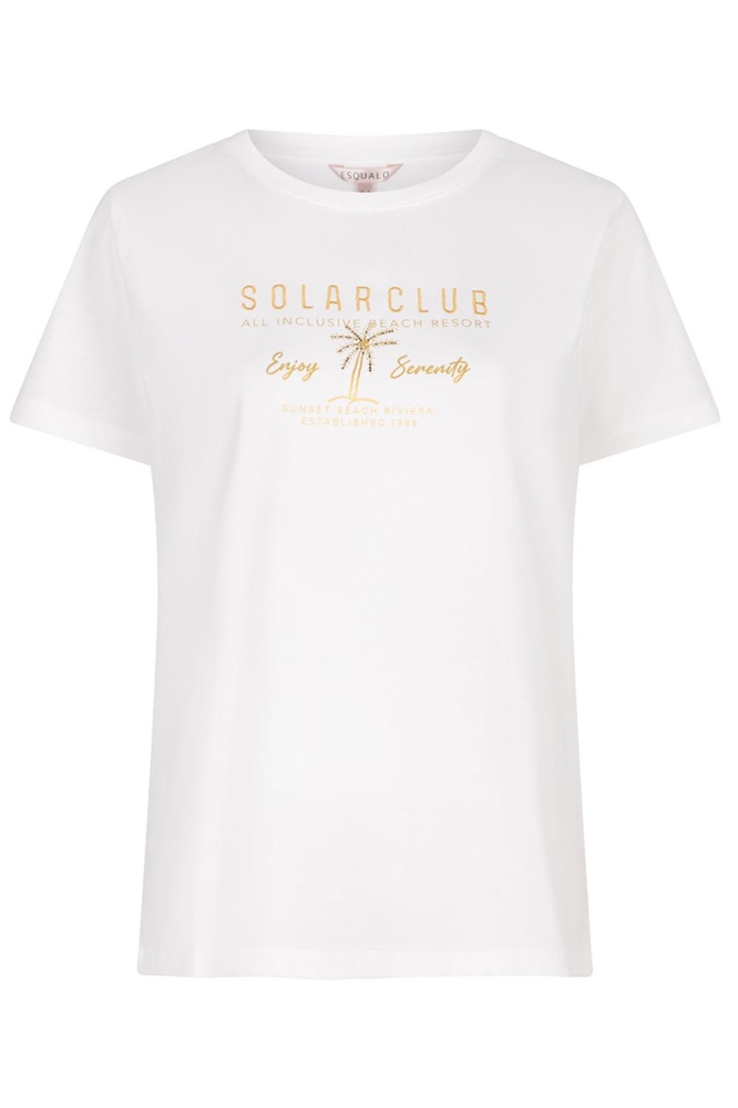 T SHIRT SOLAR CLUB HS25 05208 240 gold
